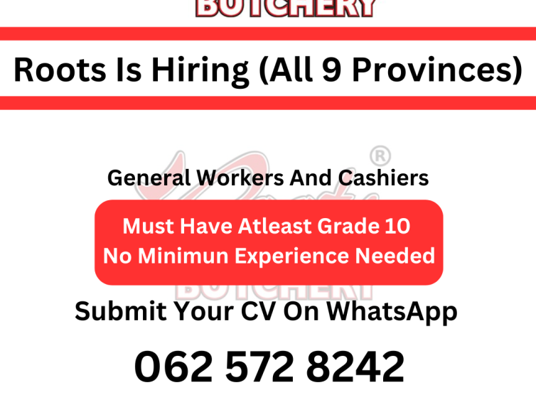 Roots Butchery: We Are Hiring (All 9 Provinces)